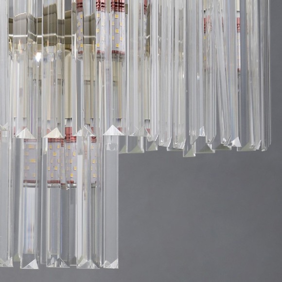 Подвесная люстра Illumico IL3357-6+3PSQ-24 GD LYRA