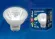 Лампа светодиодная (UL-00001702) Uniel GU4 3W 3000K прозрачная LED-MR11-3W/WW/GU4/220V GLZ21TR, Теплый белый, Китай