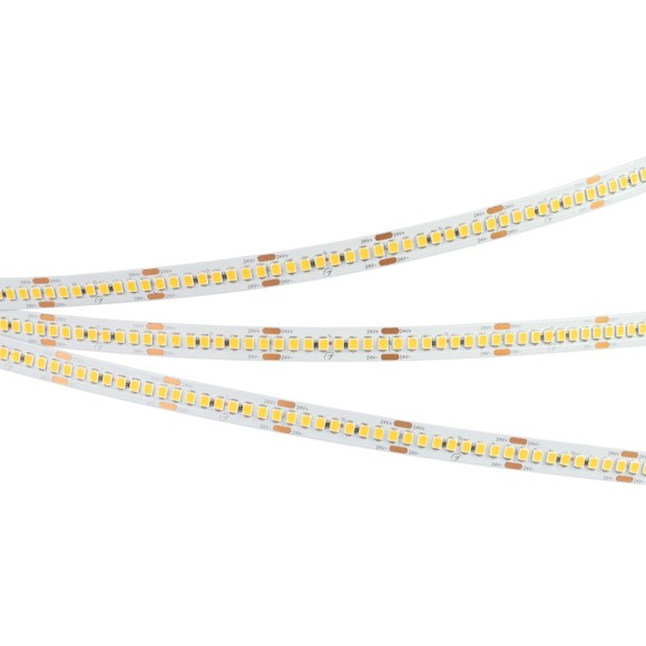 Светодиодная лента Arlight RT-A240-10mm 24V Warm3000 (22 W/m, IP20, 5m) (высок.эфф.150 лм/Вт) 038745(1)