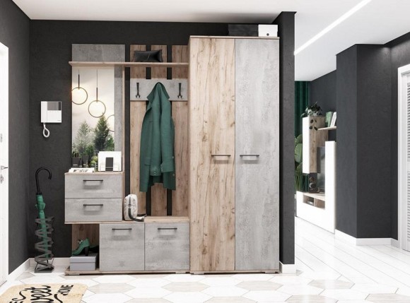 Стенка для прихожей Бостон WO_508424