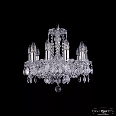 Подвесная люстра Bohemia Ivele Crystal 1402/10/141 Ni Leafs