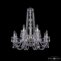 Подвесная люстра Bohemia Ivele Crystal 1402/8+4/240/h-76 G