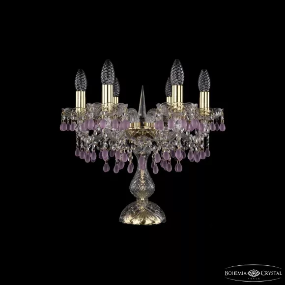Настольная лампа Bohemia Ivele Crystal 1410L/6/141-39 G V7010 Настольная лампа Bohemia Ivele Crystal 1410L/6/141-39 G V7010
