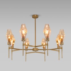 Люстра на штанге Eurosvet Prism 60143/8 латунь a061937
