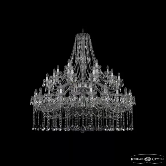 Подвесная люстра Bohemia Ivele Crystal 1413/24+12+6/530/2d Ni