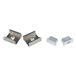 Комплект заглушек и скоб Uniel UFE-N02 SILVER A POLYBAG UL-00000622