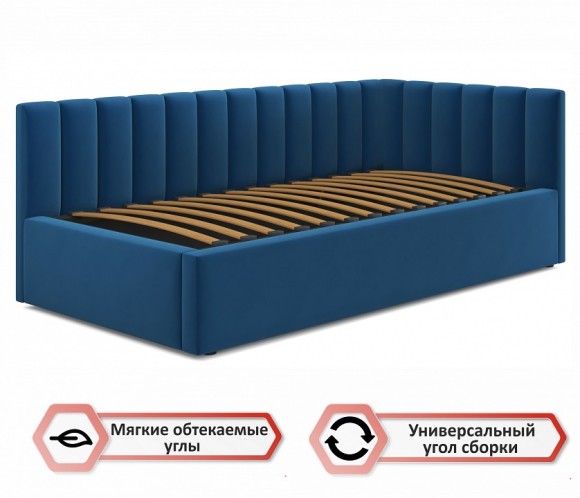 Кровать односпальная Milena 2000x900 с ПМ и матрасом АСТРА NMB_TE-00004070