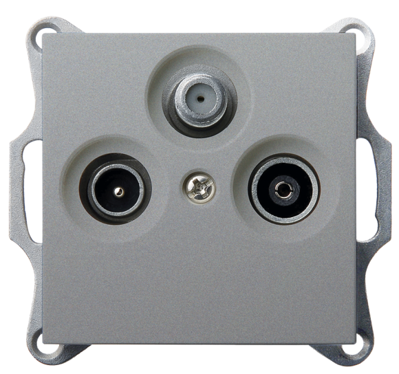 Розетка TV-FM-SAT Jasmart распределительная S коннектор G6207S