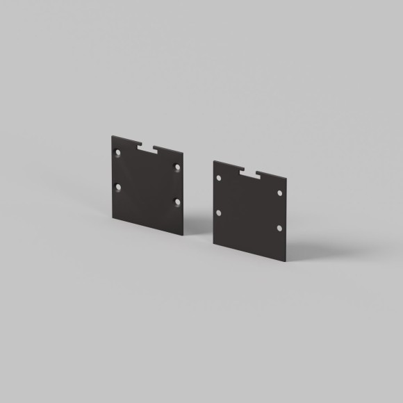 Комплект заглушек для профиля 35×35 2шт Maytoni Led Strip ALM-3535BT-B-EC 642038