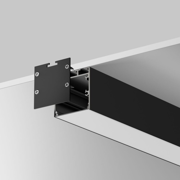 Комплект заглушек для профиля 35×35 2шт Maytoni Led Strip ALM-3535BT-B-EC 642038