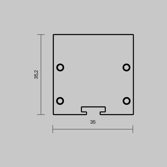 Комплект заглушек для профиля 35×35 2шт Maytoni Led Strip ALM-3535BT-B-EC 642038 Комплект заглушек для профиля 35×35 2шт Maytoni Led Strip ALM-3535BT-B-EC 642038