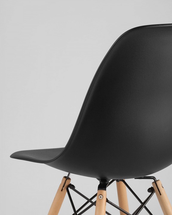 Набор из 4 стульев Eames SGR_8056PP-BLACK-X4