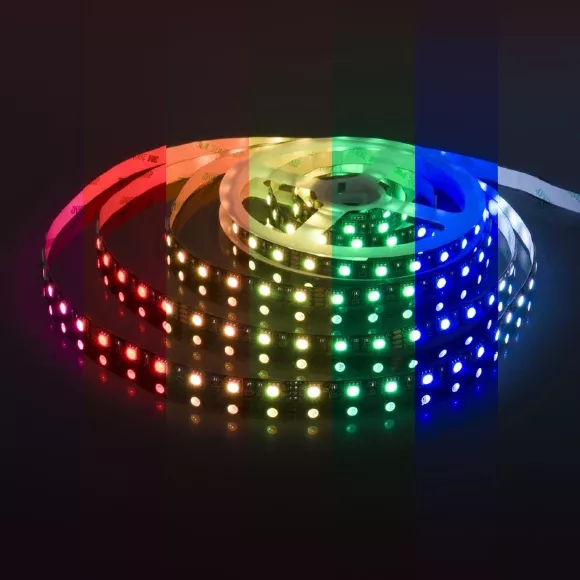 Светодиодная лента Elektrostandard 24V 14,4W 60Led 5050 IP20 RGB, Black, 5м 4690389172137
