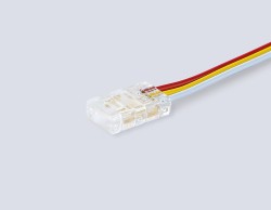 Соединитель гибкий двухсторонний Ambrella Light Illumination COB CCT 12/24V для лент 8mm (3 конт.) (5шт. в комплекте) GS7911
