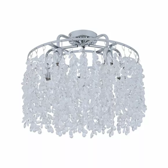 Потолочный светильник Escada Vineray 140014/5C ES0000073, Хром, Белый, Металл Потолочный светильник Escada Vineray 140014/5C ES0000073, Хром, Белый, Металл