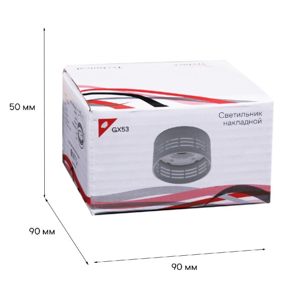 Накладной светильник Reluce 53014-9.5-001CT GX53 WT