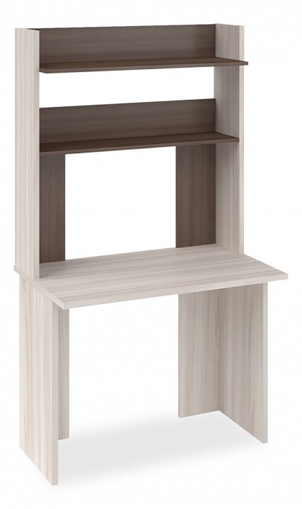 Стол компьютерный Домино Lite СКЛ-Прям100(без тумбы)+НКЛХ-100 MER_SKL-Pryam100bez-tumby-NKLH-100-KSH-CH