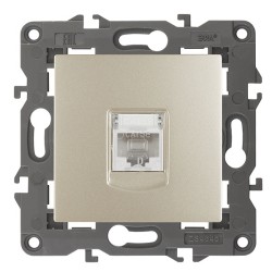 Розетка RJ45 ЭРА Elegance 14-3107-04 Б0034305