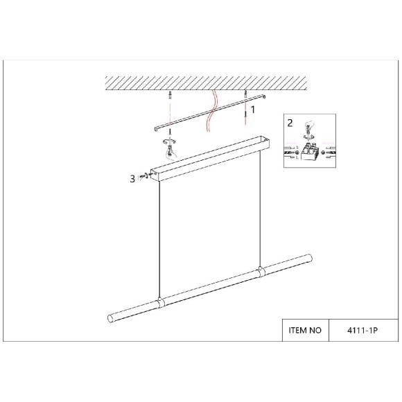 Подвесной светильник Favourite Cuero 4111-1P