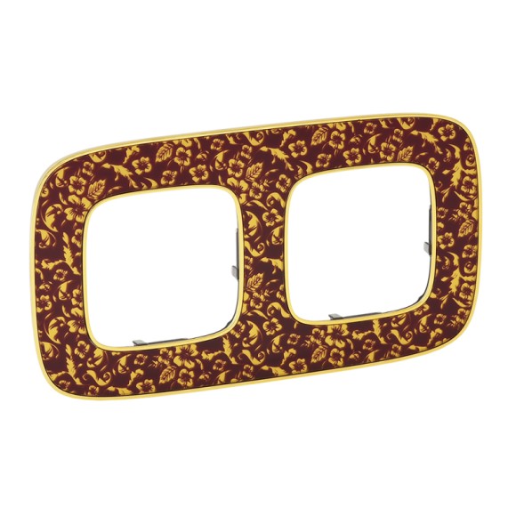 Рамка 2-постовая Legrand Valena Allure Барокко Пурпур 754442