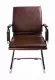 Стул Бюрократ CH-993-low-v BUR_CH-993-Low-V_brown, хром, коричневый, сталь