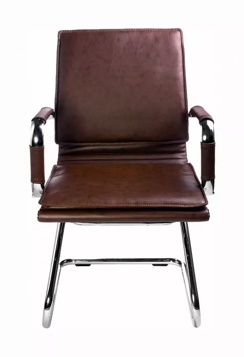 Стул Бюрократ CH-993-low-v BUR_CH-993-Low-V_brown, хром, коричневый, сталь Стул Бюрократ CH-993-low-v BUR_CH-993-Low-V_brown, хром, коричневый, сталь