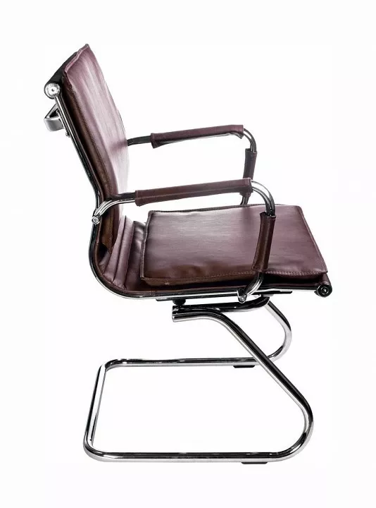 Стул Бюрократ CH-993-low-v BUR_CH-993-Low-V_brown, вид сбоку Стул Бюрократ CH-993-low-v BUR_CH-993-Low-V_brown, вид сбоку