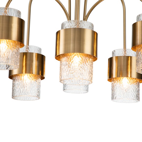 Подвесная люстра Indigo Eleganza 12019/A/6P Brass V000322