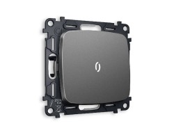 Комплект механизма 1-кл выключателя с подсветкой Ambrella Volt Omega MO652015