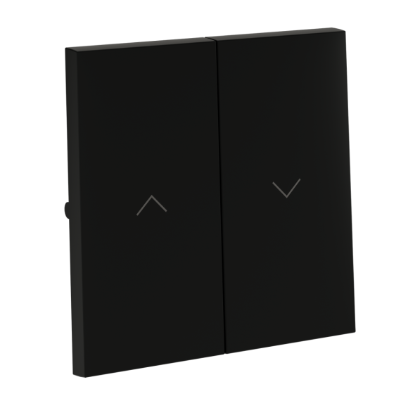 Клавиши для выключателя жалюзи Voltum S70 (черный матовый) VLS002508