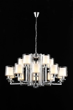 Подвесная люстра iLamp King RM6201-10+5 CR+CL