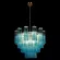 Подвесная люстра Loft IT Murano 10580/600 Clear blue, Бронза, Голубой, Металл, крупный план