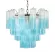 Подвесная люстра Loft IT Murano 10580/600 Clear blue, декоративные элементы крупным планом
