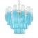 Подвесная люстра Loft IT Murano 10580/600 Clear blue, Арт-деко, Бронза