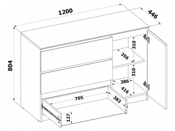Комод Т-3Р SK_T3rB