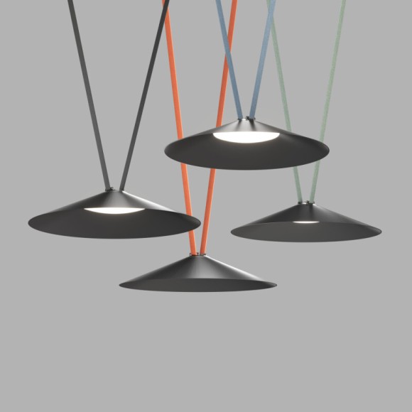 Трековый однофазный светильник Denkirs Belty Flow DK5568-BK