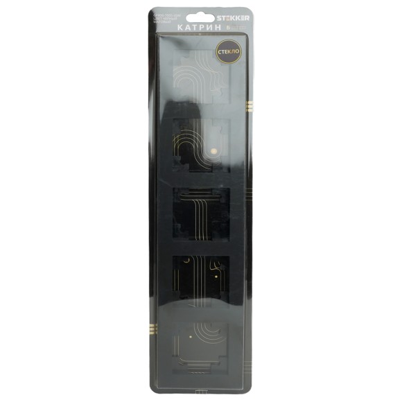 Рамка пятиместная Stekker GFR00-7005-05М Катрин 49604