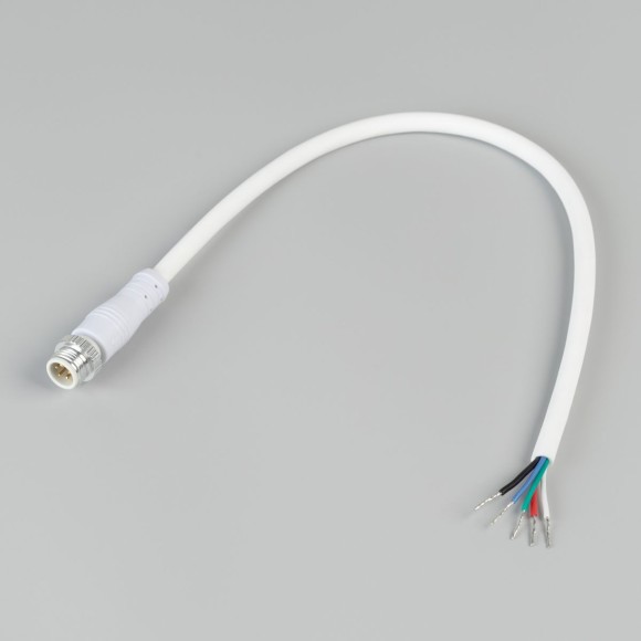Коннектор питания Arlight ARL-WAVE-1615-CON-POWER-MALE-5PIN-WHT (IP67 Пластик) 060104