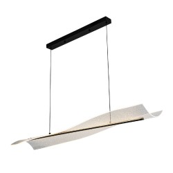 Подвесная светодиодная люстра с пультом управления Modelux MS.8005.1200 BK