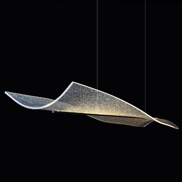 Подвесная светодиодная люстра с пультом управления Modelux MS.8005.1200 BK