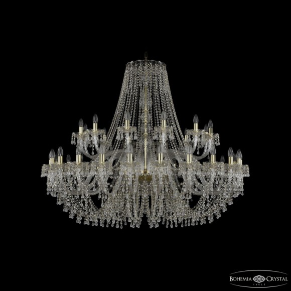 Подвесная люстра Bohemia Ivele Crystal 1410/24+12/530 G V0300