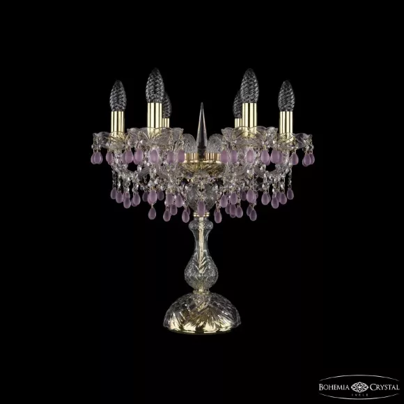 Настольная лампа Bohemia Ivele Crystal 1410L/6/141-47 G V7010 Настольная лампа Bohemia Ivele Crystal 1410L/6/141-47 G V7010
