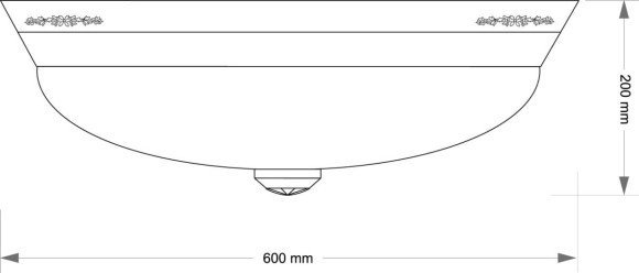 Потолочный светильник Kutek Bellagio BEL-PL-3(BN)