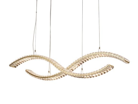 Подвесная светодиодная люстра Newport 8240 8242/110 gold