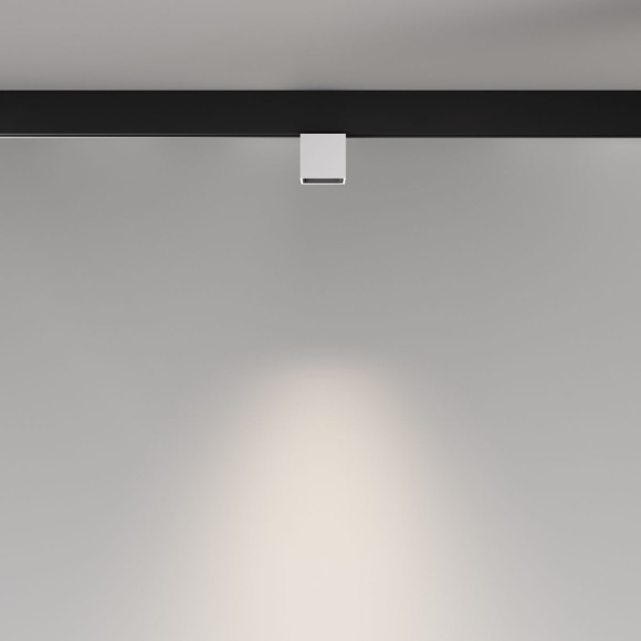 Трековый магнитный светильник Maytoni Alfa S TR133-4-7W-DS-W