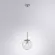 Подвесной светильник Arte Lamp Volare A1915SP-1CC, Хром, Прозрачный, Металл
