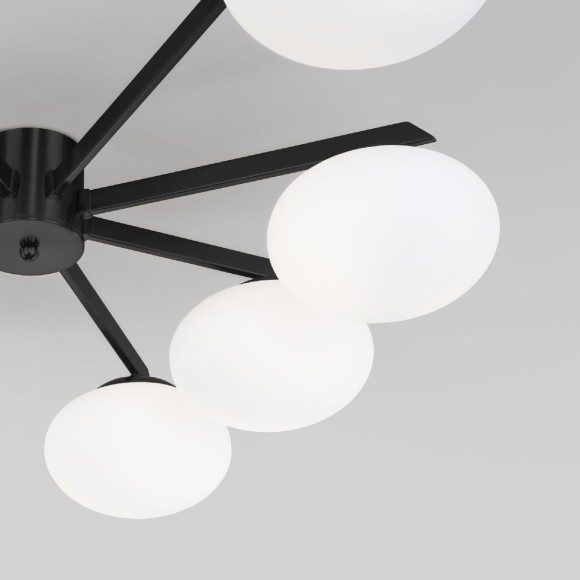 Потолочная люстра Eurosvet Opaline 70220/8 черный a065767