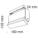 Трековый светильник Maytoni Track lamps TR013-2-10W3K-B, Черный, Теплый белый, Алюминий, вид снизу