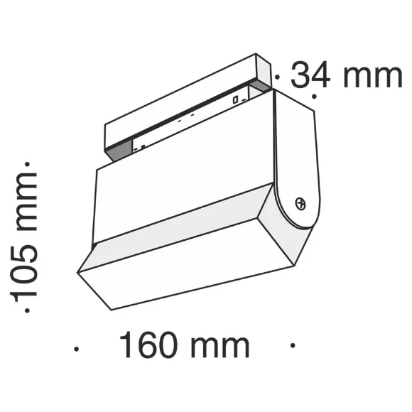 Трековый светильник Maytoni Track lamps TR013-2-10W3K-B, Черный, Теплый белый, Алюминий, вид снизу Трековый светильник Maytoni Track lamps TR013-2-10W3K-B, Черный, Теплый белый, Алюминий, вид снизу