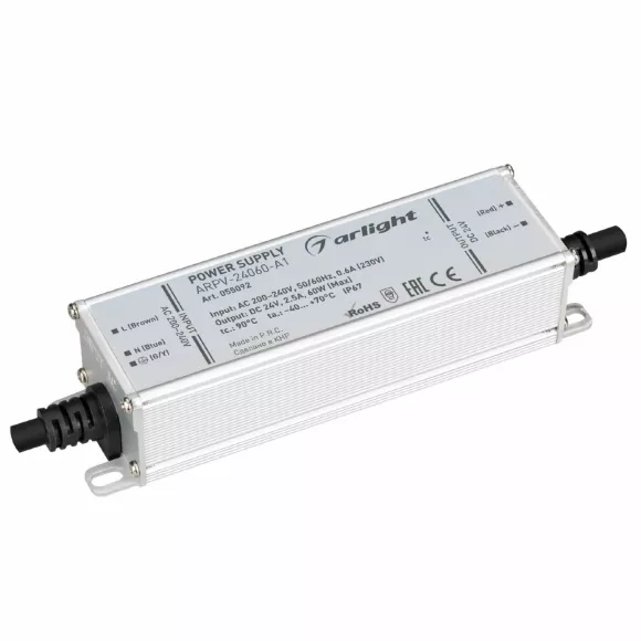 Блок питания Arlight ARPV-24060-A1 (24V, 2.5A, 60W) 055092 Блок питания Arlight ARPV-24060-A1 (24V, 2.5A, 60W) 055092